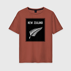 Женская футболка оверсайз Регби Новая Зеландия