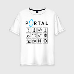 Женская футболка оверсайз PORTAL