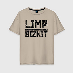 Женская футболка оверсайз LIMP BIZKIT