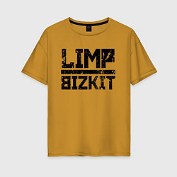 Женская футболка оверсайз LIMP BIZKIT