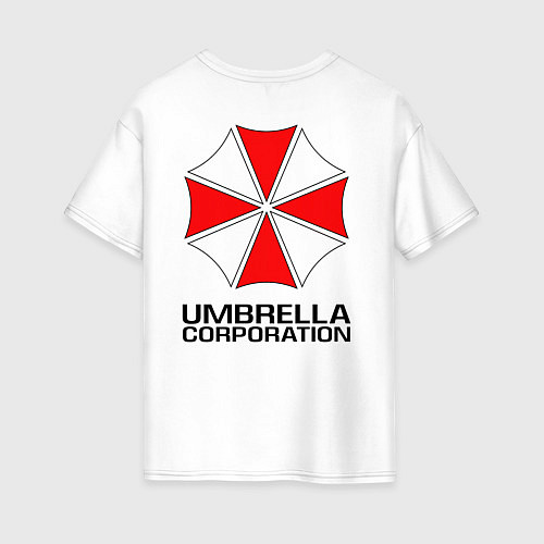 Женская футболка оверсайз UMBRELLA CORP / Белый – фото 2