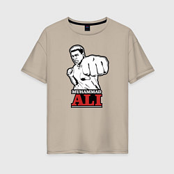 Женская футболка оверсайз Muhammad Ali