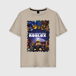 Женская футболка оверсайз ROBLOX