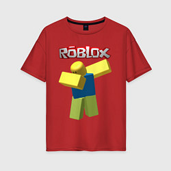 Футболка оверсайз женская Roblox Dab, цвет: красный