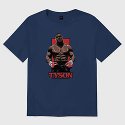 Футболка оверсайз женская Tyson, цвет: тёмно-синий