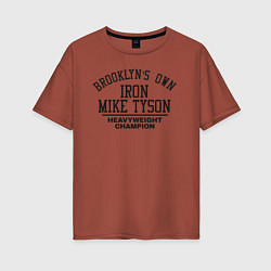 Женская футболка оверсайз Iron Mike Tyson
