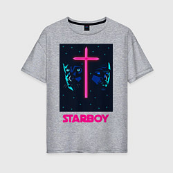 Женская футболка оверсайз STARBOY