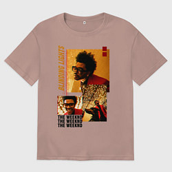 Женская футболка оверсайз BLINDING LIGHTS