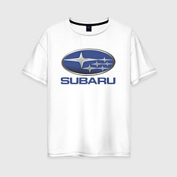 Женская футболка оверсайз SUBARU