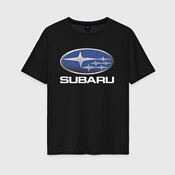 Женская футболка оверсайз SUBARU