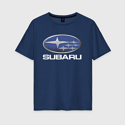 Женская футболка оверсайз SUBARU