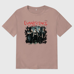 Женская футболка оверсайз Evanescence
