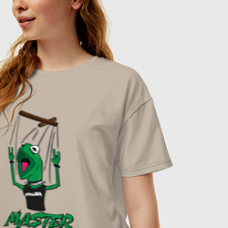 Футболка оверсайз женская Metallica Master of Puppets, цвет: миндальный — фото 2