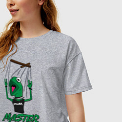 Футболка оверсайз женская Metallica Master of Puppets, цвет: меланж — фото 2