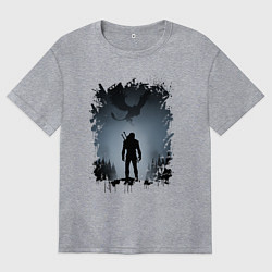 Женская футболка оверсайз ВЕДЬМАК