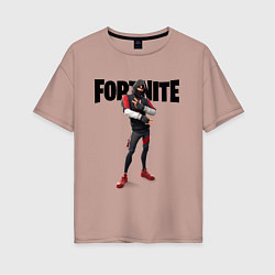 Футболка оверсайз женская FORTNITE IKONIK, цвет: пыльно-розовый