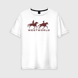 Женская футболка оверсайз Westworld