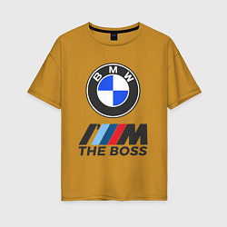 Женская футболка оверсайз BMW BOSS