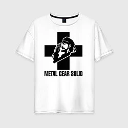 Женская футболка оверсайз Metal Gear Solid