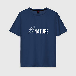 Женская футболка оверсайз NATURE