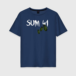 Женская футболка оверсайз Sum 41
