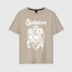 Женская футболка оверсайз Sabaton