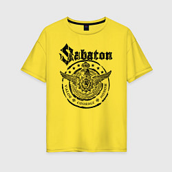 Женская футболка оверсайз Sabaton
