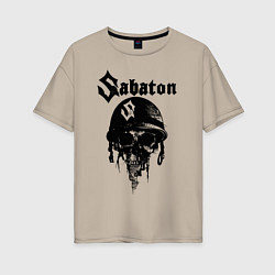 Женская футболка оверсайз Sabaton