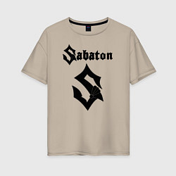 Женская футболка оверсайз Sabaton