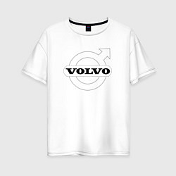 Женская футболка оверсайз VOLVO