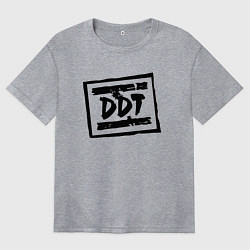 Женская футболка оверсайз ДДТ Лого