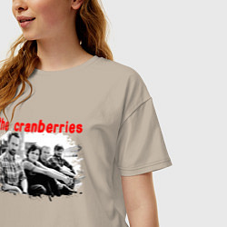 Футболка оверсайз женская The Cranberries, цвет: миндальный — фото 2