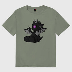 Женская футболка оверсайз Эндар дракон