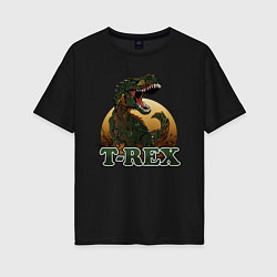 Женская футболка оверсайз T-Rex