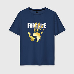 Футболка оверсайз женская Fortnite, цвет: тёмно-синий
