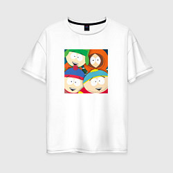 Женская футболка оверсайз South Park