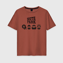 Женская футболка оверсайз South park