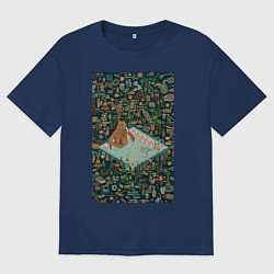 Женская футболка оверсайз BoJack Horseman