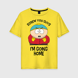 Женская футболка оверсайз South Park, Эрик Картман