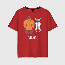 Женская футболка оверсайз Velma