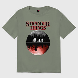 Женская футболка оверсайз Очень странные дела