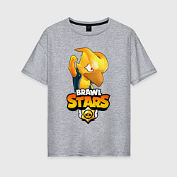 Женская футболка оверсайз BRAWL STARS CROW PHOENIX