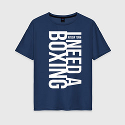 Женская футболка оверсайз Boxing
