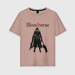 Футболка оверсайз женская Bloodborne, цвет: пыльно-розовый