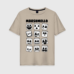 Женская футболка оверсайз FORTNITE x MARSHMELLO