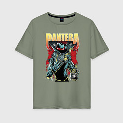 Футболка оверсайз женская Pantera, цвет: авокадо