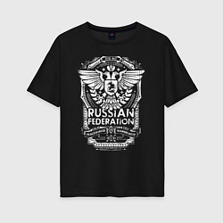 Женская футболка оверсайз Russian Federation