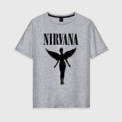 Футболка оверсайз женская NIRVANA, цвет: меланж
