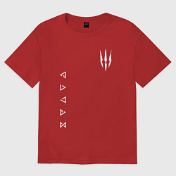 Женская футболка оверсайз ВЕДЬМАК