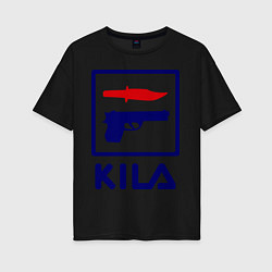 Женская футболка оверсайз Kila Fila